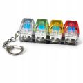 Brelok Antystresowy Fidget Clicker LED Cube 4 Przyciski Dla Dzieci