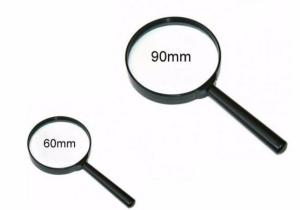 Lupa szkło powiększające 2 szt 90mm 60mm