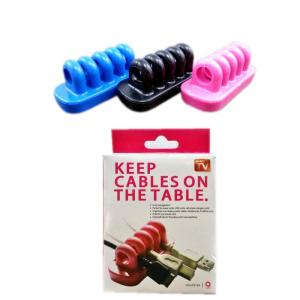 ORGANIZER KABLI DO KOMPUTERA KABLE KLIPSY 3 szt