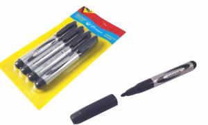 MARKER PISAK PERNAMENTNY FLAMASTER CZARNY 4 sztuk