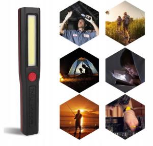 LAMPKA LATARKA WARSZTATOWA Z MAGNESEM LED COB 3W