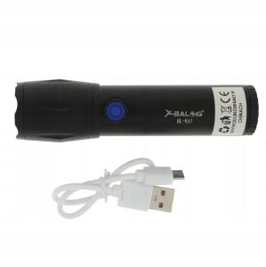 Latarka COB zoom XPE USB