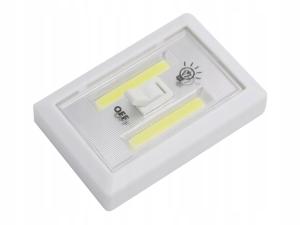 LAMPKA WŁĄCZNIK LED 2 x COB 3W + MAGNES
