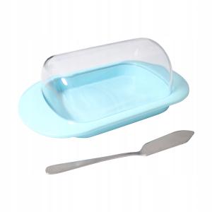 Maselniczka Maselnica PLASTIKOWA + NOŻYK DO MASŁA