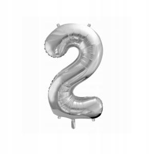 BALONY NA URODZINY CYFRA 2