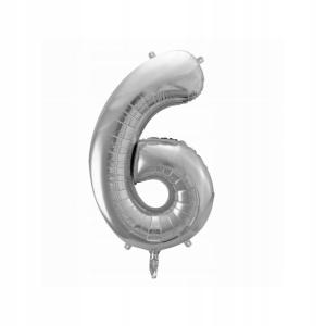 BALONY NA URODZINY CYFRA 6