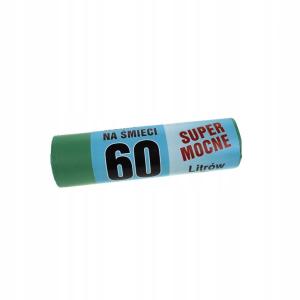 Worki na śmieci 60L ZIELONE
