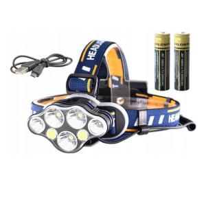 LATARKA CZOŁOWA 7 x LED CREE T6 CZOŁÓWKA MOCNA
