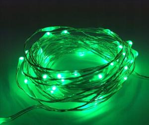 LAMPKI DRUCIKI 20 LED NA BATERIE  ZIELONY