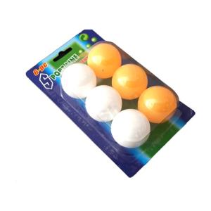 PIŁECZKI PINGPONG 6szt PIŁKI BEZ NAPISÓW