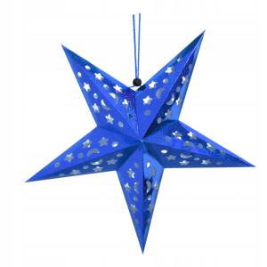 GWIAZDA PAPIEROWA WISZĄCA DEKORACJA DUŻA 40cm (1)