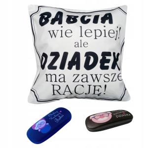PODUSZKA PREZENT NA DZIEŃ BABCI DZIEŃ DZIADKA ETUI