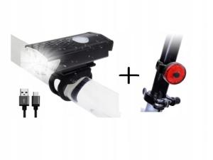 Lampki Lampka rowerowa przód tył USB lampka LED