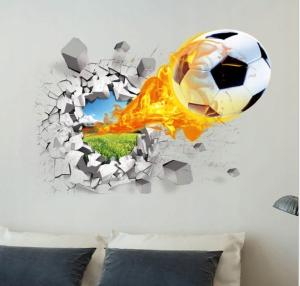 Naklejka na ścianę PIŁKA NOŻNA 80x50cm