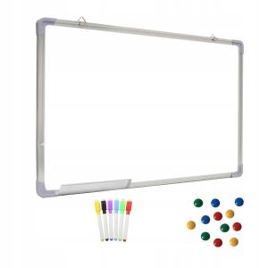 Tablica magnetyczna suchościeralna 70x50 + GRATISY