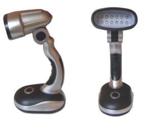 LAMPKA NA BATERIE STOJĄCA NA BIURKO 12 LED +USB