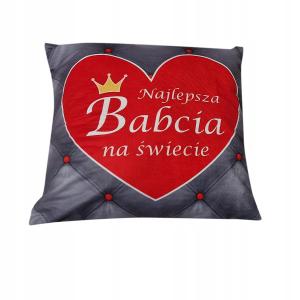 PODUSZKA PREZENT NA DZIEŃ BABCI NAJLEPSZA BABCIA
