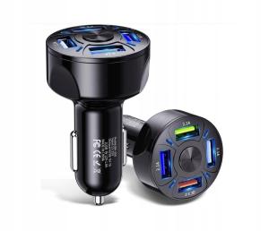 ŁADOWARKA SAMOCHODOWA DO AUTA QC 3.0 4xUSB