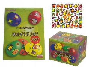 Barwniki do jaj jajek 5 szt + naklejki