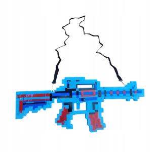 KARABIN DIAMENTOWY PISTOLET MINECRAFT LED DZWIĘK