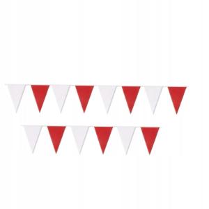 PROPORCZYKI GIRLANDA biało-czerwona FLAGA POLSKA