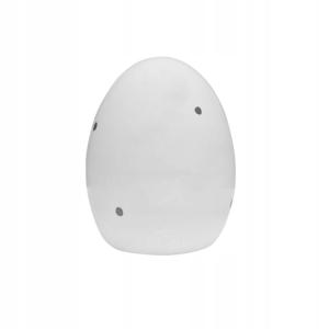 Figurka / ozdoba jajko porcelanowe ze złotymi kropkami Wielkanoc