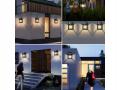 LAMPA OGRODOWA SOLARNA KINKIET ELEWACYJNY ŚCIENNY 1W LED Z CZUJNIKIEM
