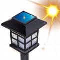 Lampa ogrodowa solarna led domek dekoracja ozdoba do ogrodu