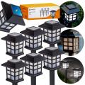 Lampa ogrodowa solarna led domek dekoracja ozdoba do ogrodu