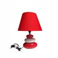 LAMPKA LAMPA NOCNA DO SYPIALNI POKOJU CZERWONA