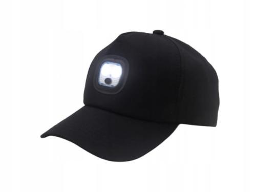 Czapka z oświetleniem LED Akumulator