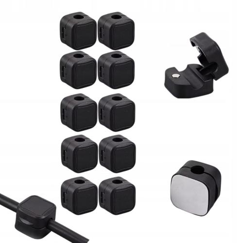 Magnetyczny organizer kabli 10 sztuk