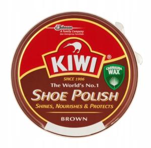 KIWI PASTA DO BUTÓW I SKÓRY BRĄZOWA