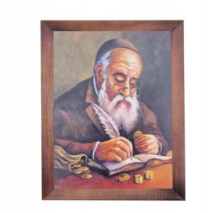 OBRAZEK OBRAZ Z ŻYDEM ŻYD 10X15cm