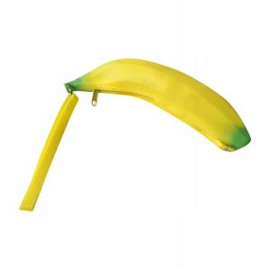 SILIKONOWY PIÓRNIK ORGANIZER BANAN