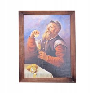 OBRAZEK OBRAZ Z ŻYDEM ŻYD 24x18cm LSA13