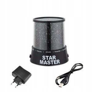 LAMPKA NOCNA PROJEKTOR LED GWIAZD STAR MASTER
