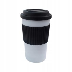 KUBEK Z PRZYKRYWKĄ DO KAWY HERBATY NA WYNOS 400 ML