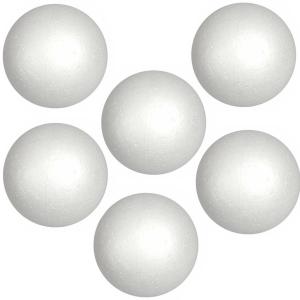 KULA STYROPIANOWA 6cm Bombki Kule Styropianowe 4s