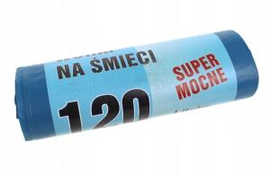Worki na śmieci 120L NIEBIESKIE