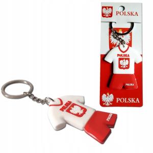 Brelok breloczek KOSZULKA POLSKI POLSKA