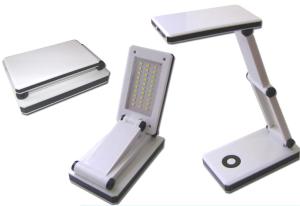 LAMPKA BIURKOWA 30 LED SKŁADANA NOCNA USB /BATERIE