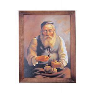 OBRAZEK OBRAZ Z ŻYDEM ŻYD 10X15cm