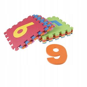 PUZZLE PIANKOWE CYFERKI CYFRY 10 SZTUK