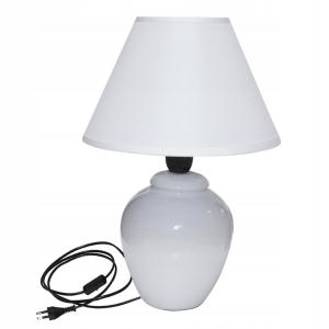LAMPKA LAMPA NOCNA DO SYPIALNI POKOJU BIAŁA